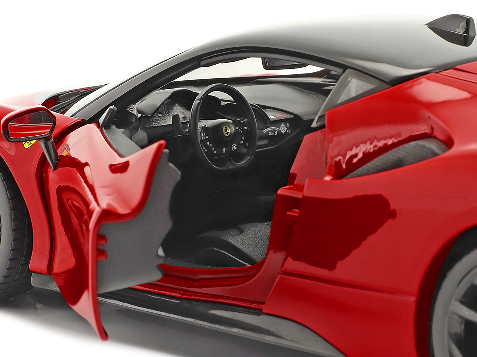 Ferrari SF90 Stradale Red with Black Top 1/18 - Image 2