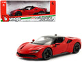 Ferrari SF90 Stradale Red with Black Top 1/18