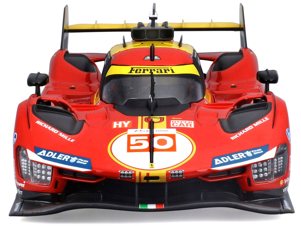 Ferrari 499P #50 Antonio Fuoco - Miguel Molina - Nicklas Nielsen "Ferrari AF Corse" Winner "24 Hours of Le Mans" (2024) 1/18 - Image 4