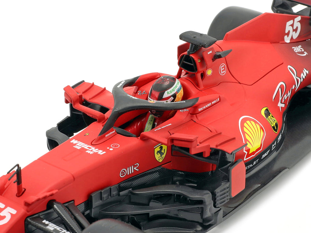 Ferrari SF21 #55 Carlos Sainz Formula One F1 Car 1/18 - Image 2