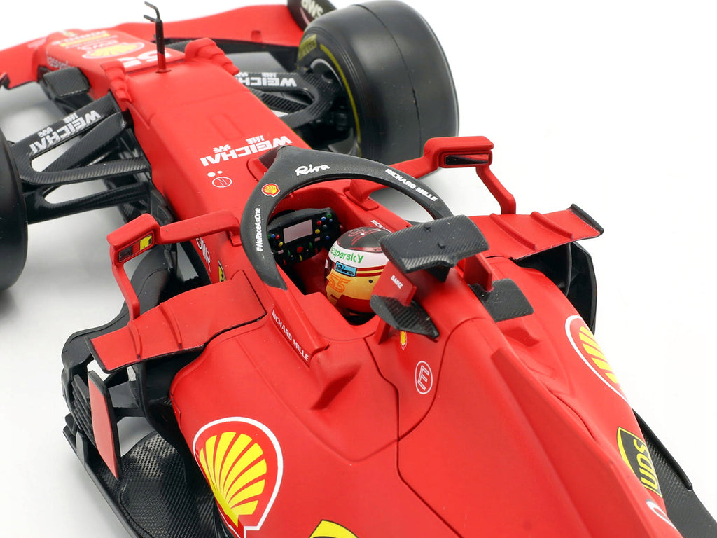 Ferrari SF21 #55 Carlos Sainz Formula One F1 Car 1/18 - Image 3