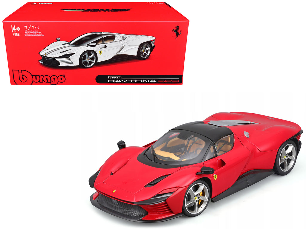 Ferrari Daytona SP3 Red with Black Top "" 1/18
