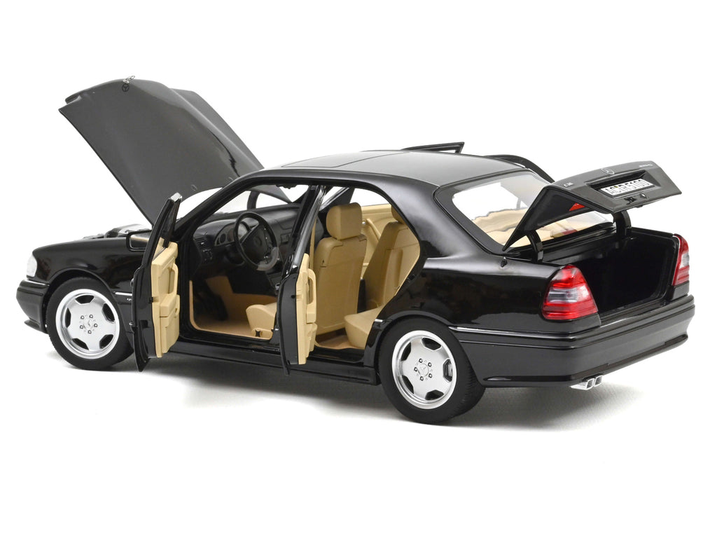 1993 Mercedes-Benz C36 AMG Black Metallic 1/18 - Image 2