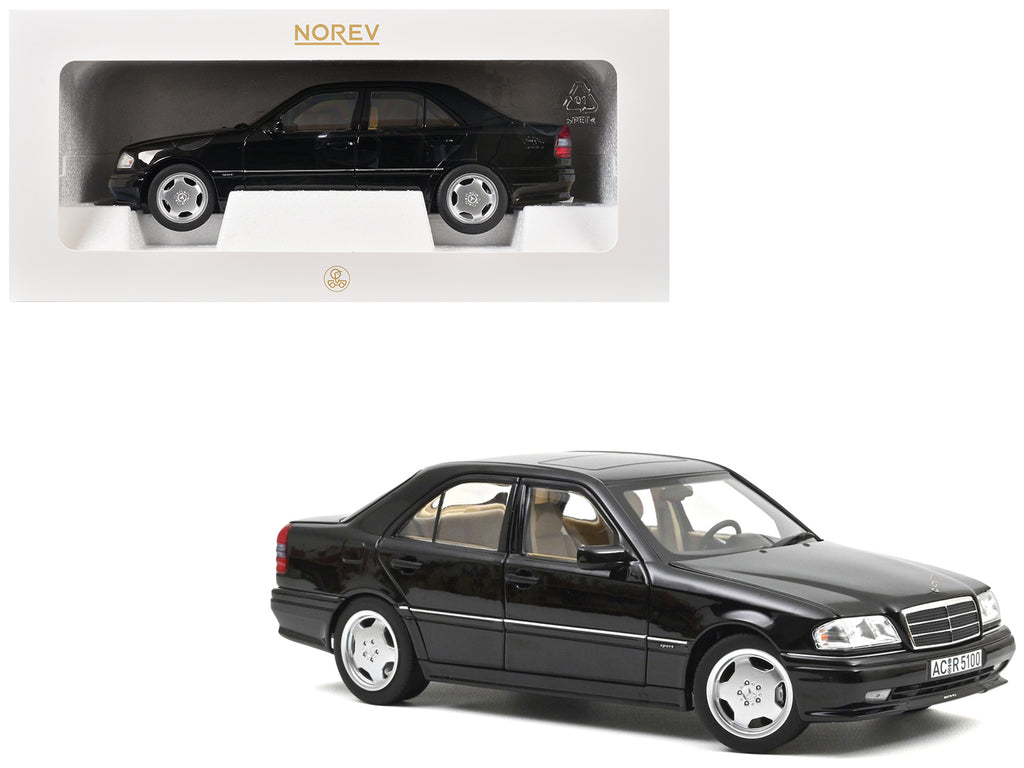 1993 Mercedes-Benz C36 AMG Black Metallic 1/18