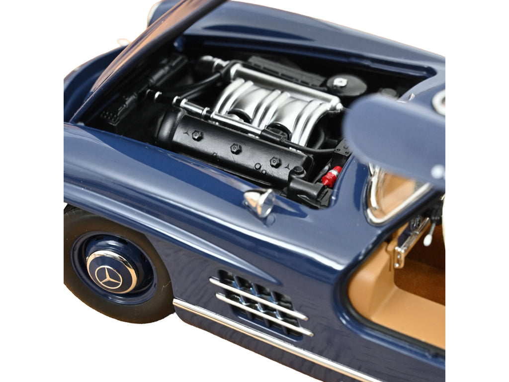 1954 Mercedes-Benz 300 SL Blue 1/18 - Image 3