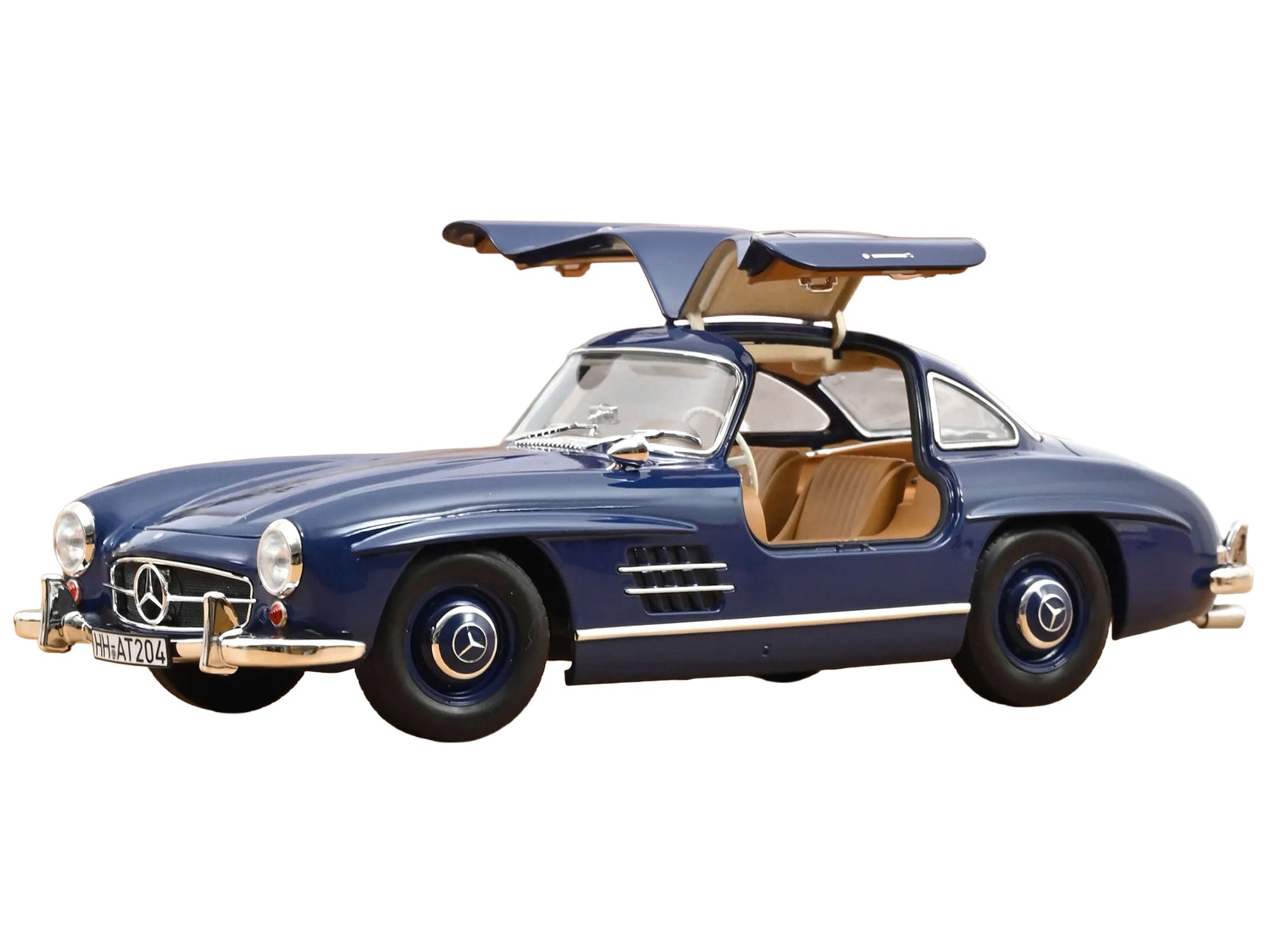1954 Mercedes-Benz 300 SL Blue 1/18 - Image 2
