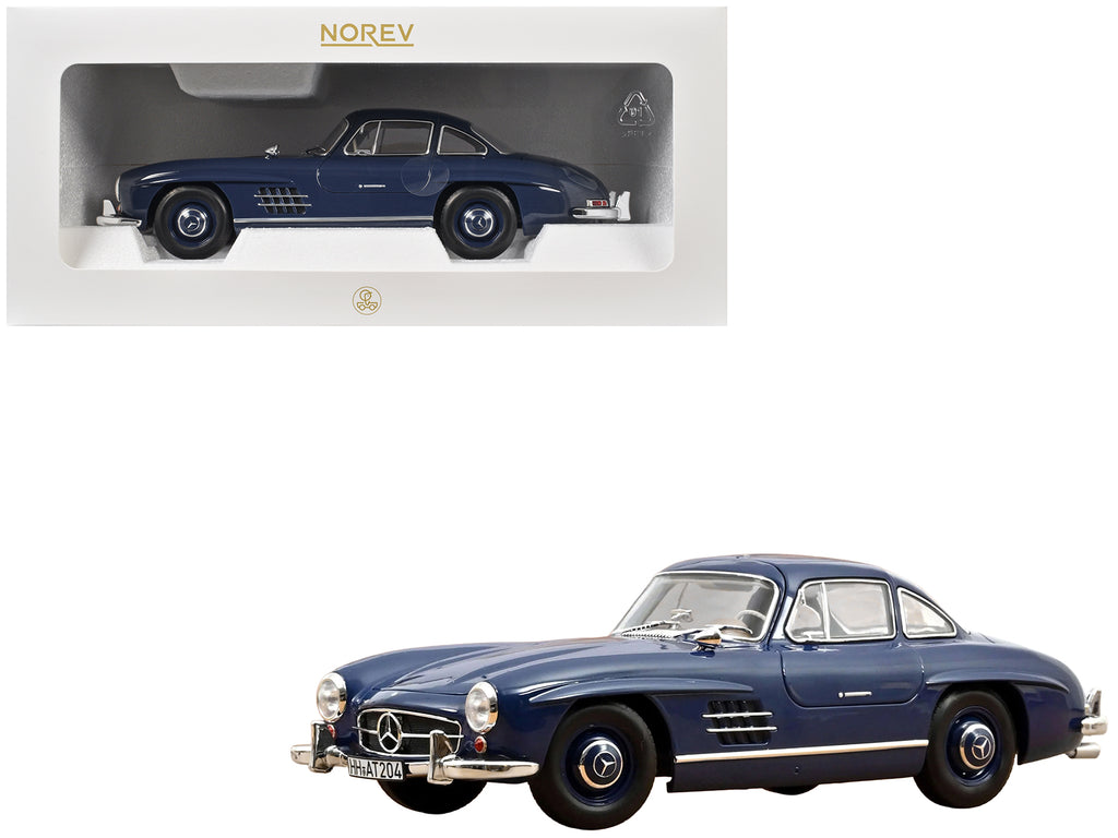 1954 Mercedes-Benz 300 SL Blue 1/18