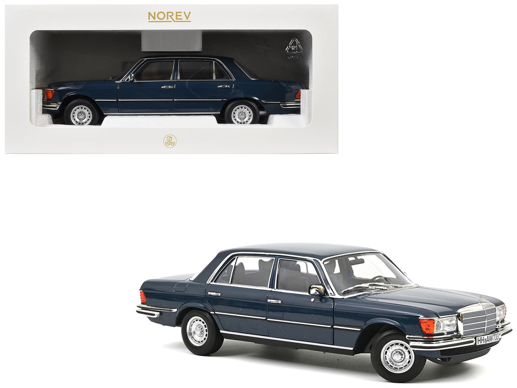 1979 Mercedes-Benz 350 SEL Hansa Blue 1/18