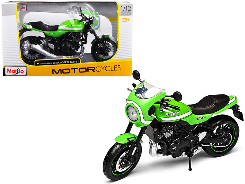 Kawasaki Z900RS Cafe Green 1/12 Motorcycle Model