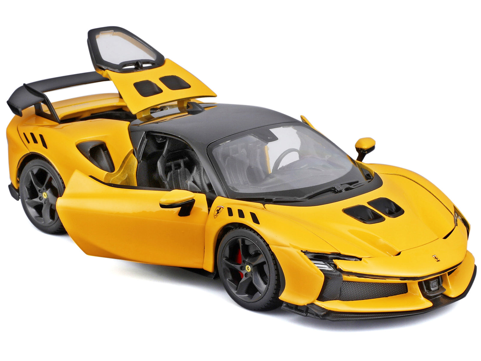 Ferrari SF90 XX Stradale Yellow with Black Top 1/24 - Image 2