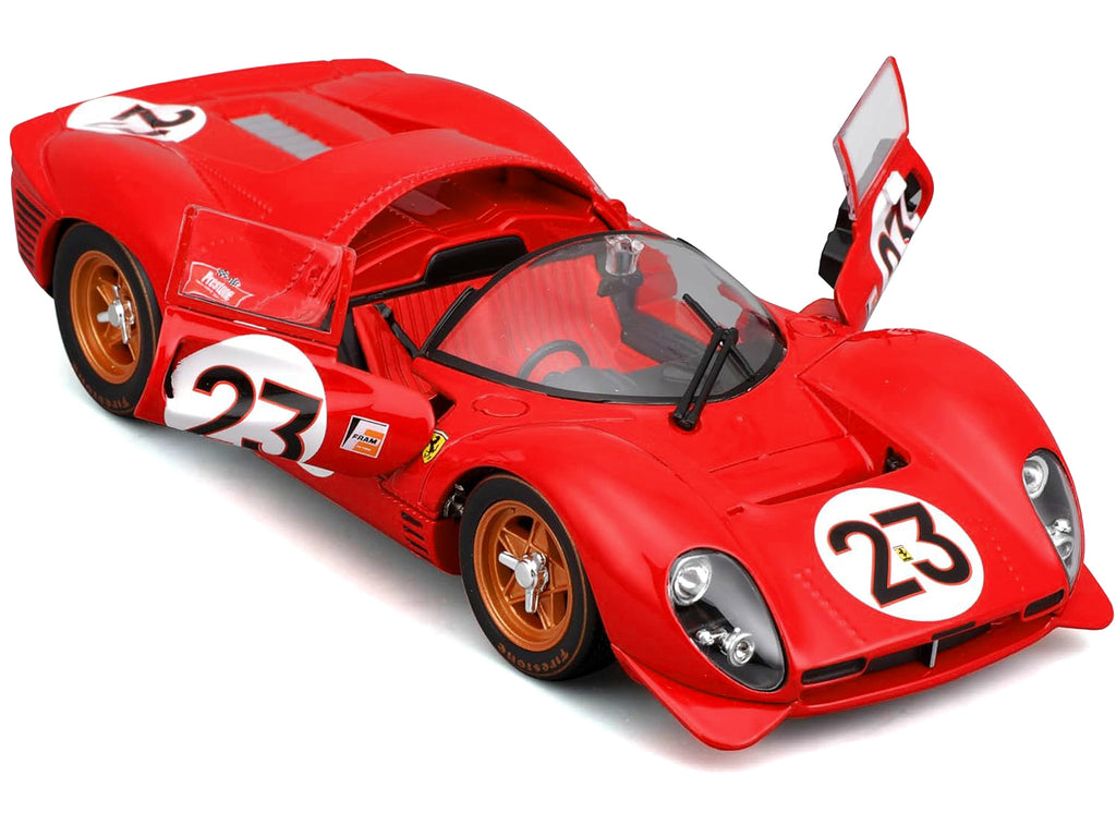 Ferrari 330 P4 #23 Lorenzo Bandini - Chris Amon "Ferrari S.P.A." Winner "24 Hours of Daytona" (1967) 1/24 - Image 4