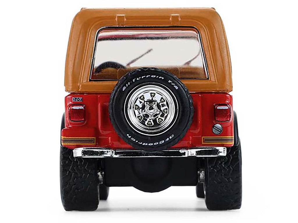1980 Jeep CJ-7 Laredo Red with Tan Top 17 1/64 - Image 5