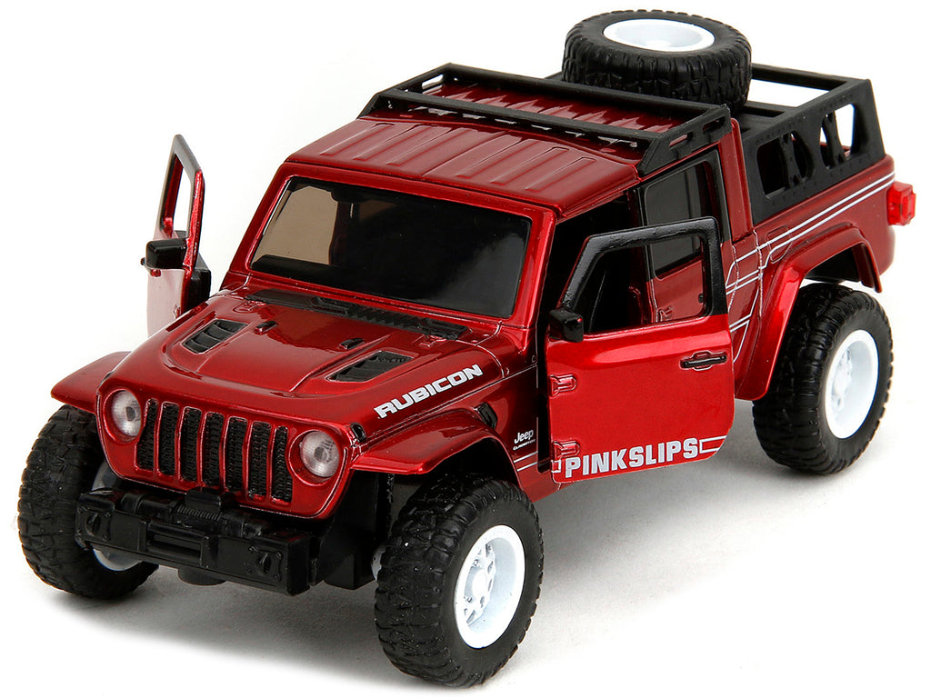 2020 Jeep Gladiator Pickup Truck Candy Red 1/32 - Image 3