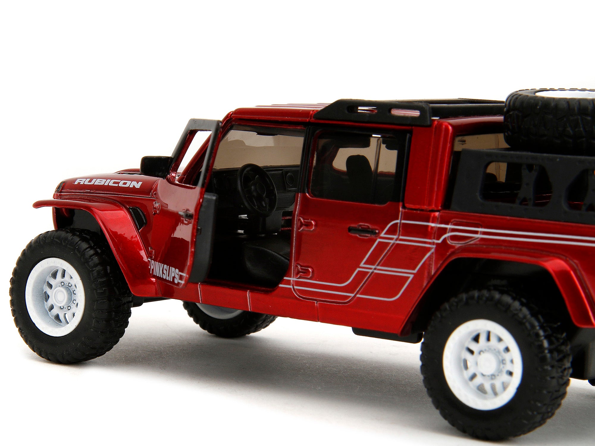2020 Jeep Gladiator Pickup Truck Candy Red 1/32 - Image 2