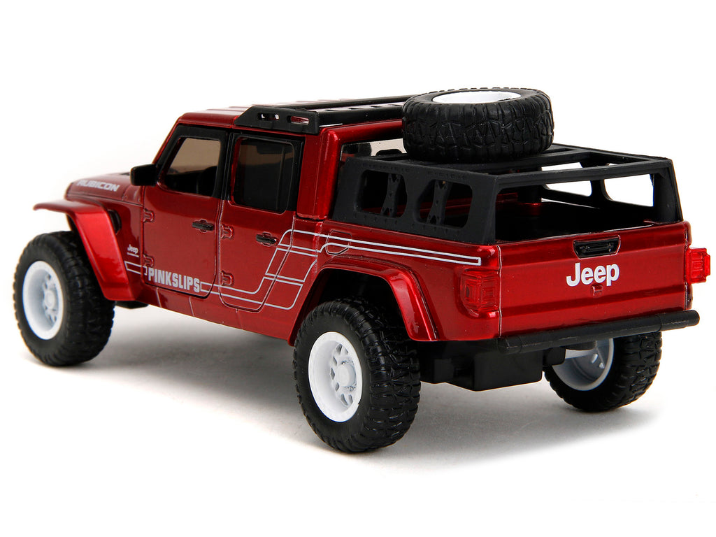 2020 Jeep Gladiator Pickup Truck Candy Red 1/32 - Image 5