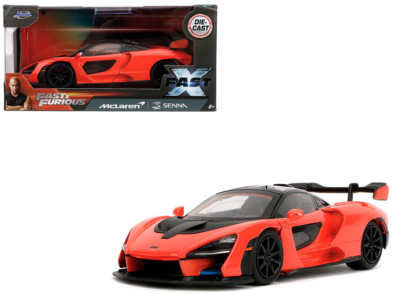 McLaren Senna Red and Black "Fast X" (2023) Movie 1/32