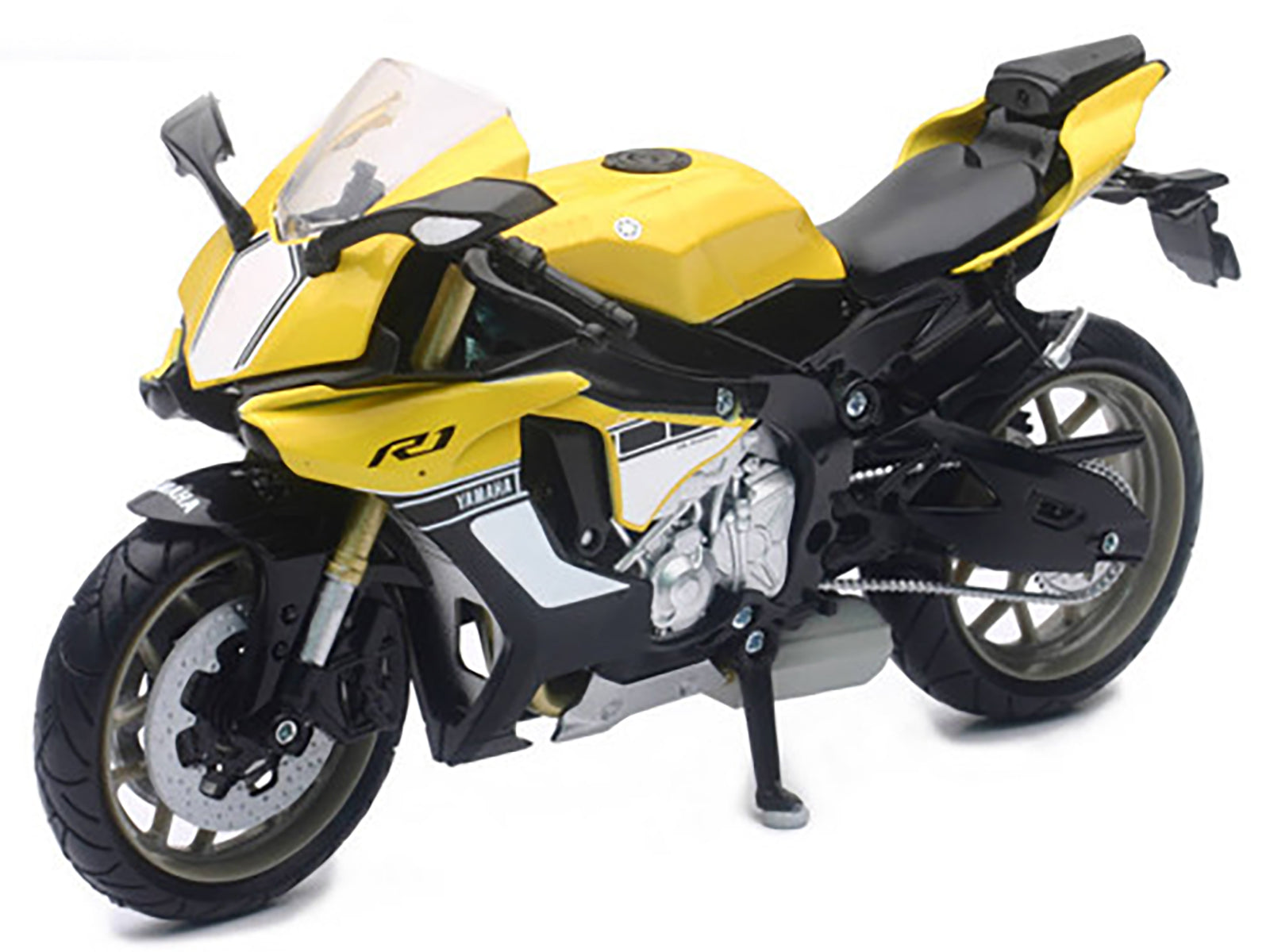 2016 Yamaha YZF-R1 Yellow Motorcycle Model 1/12 - Image 3