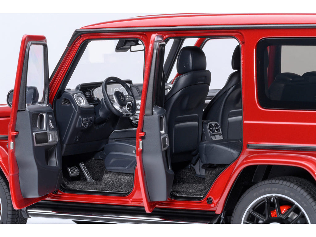 2019 Mercedes-Benz AMG G63 Cardinal Red Metallic 1/18 Model Car - Image 4