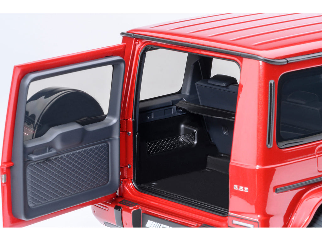 2019 Mercedes-Benz AMG G63 Cardinal Red Metallic 1/18 Model Car - Image 5