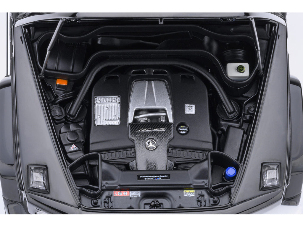 2019 Mercedes-Benz AMG G63 Black with Red Interior 1/18 Model Car - Image 3