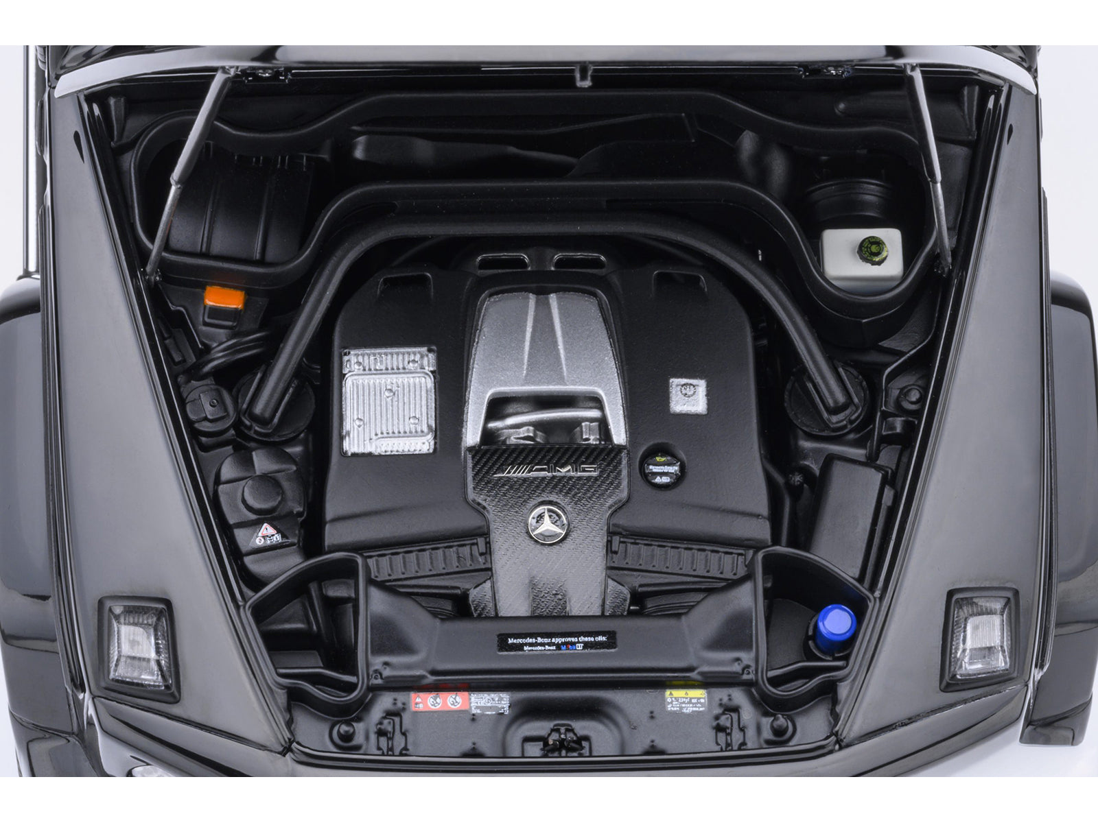2019 Mercedes-Benz AMG G63 Black with Red Interior 1/18 Model Car - Image 3