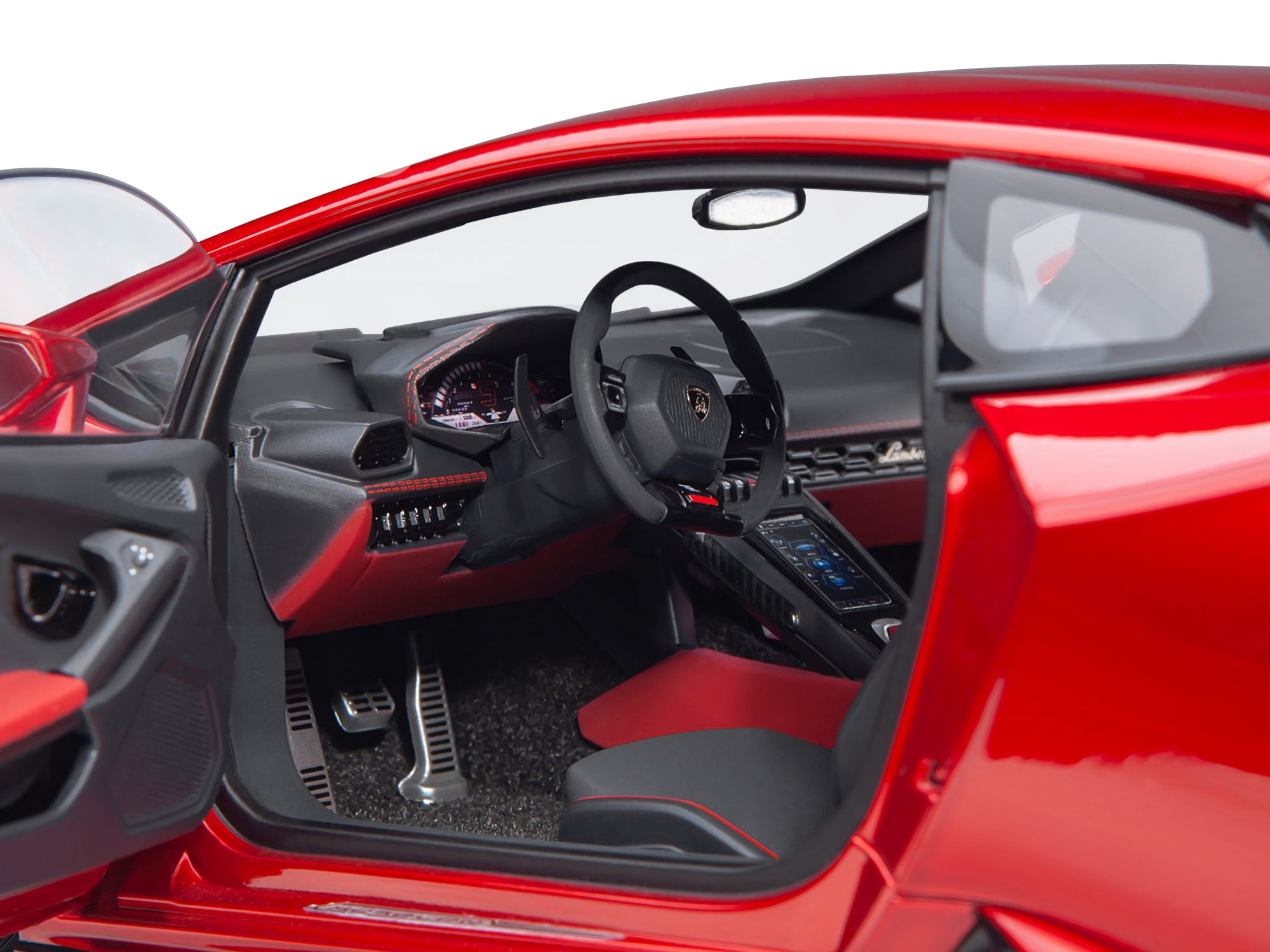 Lamborghini Huracan EVO Rosso Bia Red Metallic 1/18 Model Car - Image 2
