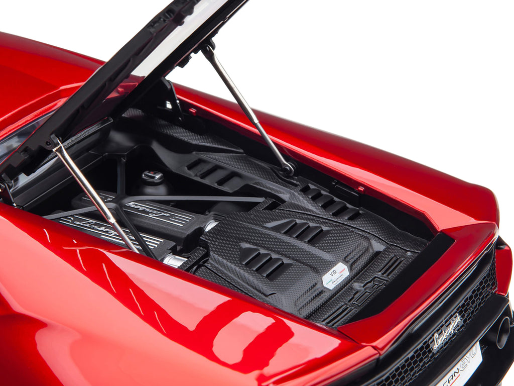 Lamborghini Huracan EVO Rosso Bia Red Metallic 1/18 Model Car - Image 4