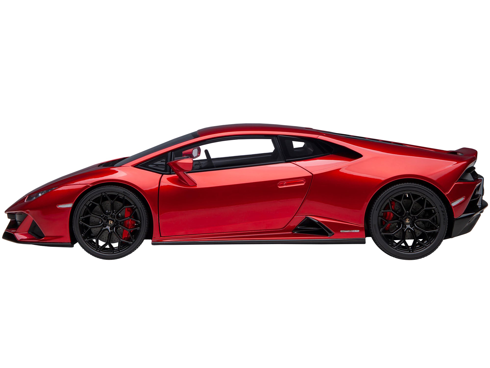 Lamborghini Huracan EVO Rosso Bia Red Metallic 1/18 Model Car - Image 5