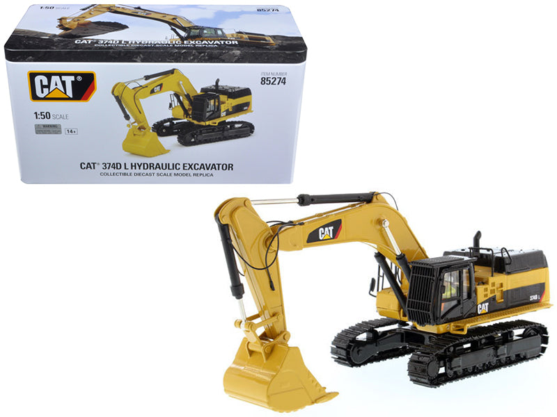CAT Caterpillar 374D L Hydraulic Excavator with Operator 1/50