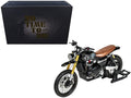 Triumph Scrambler 1200 XE Motorcycle Black (Dirty Version) James Bond 007 "No Time to Die" (2021) Movie