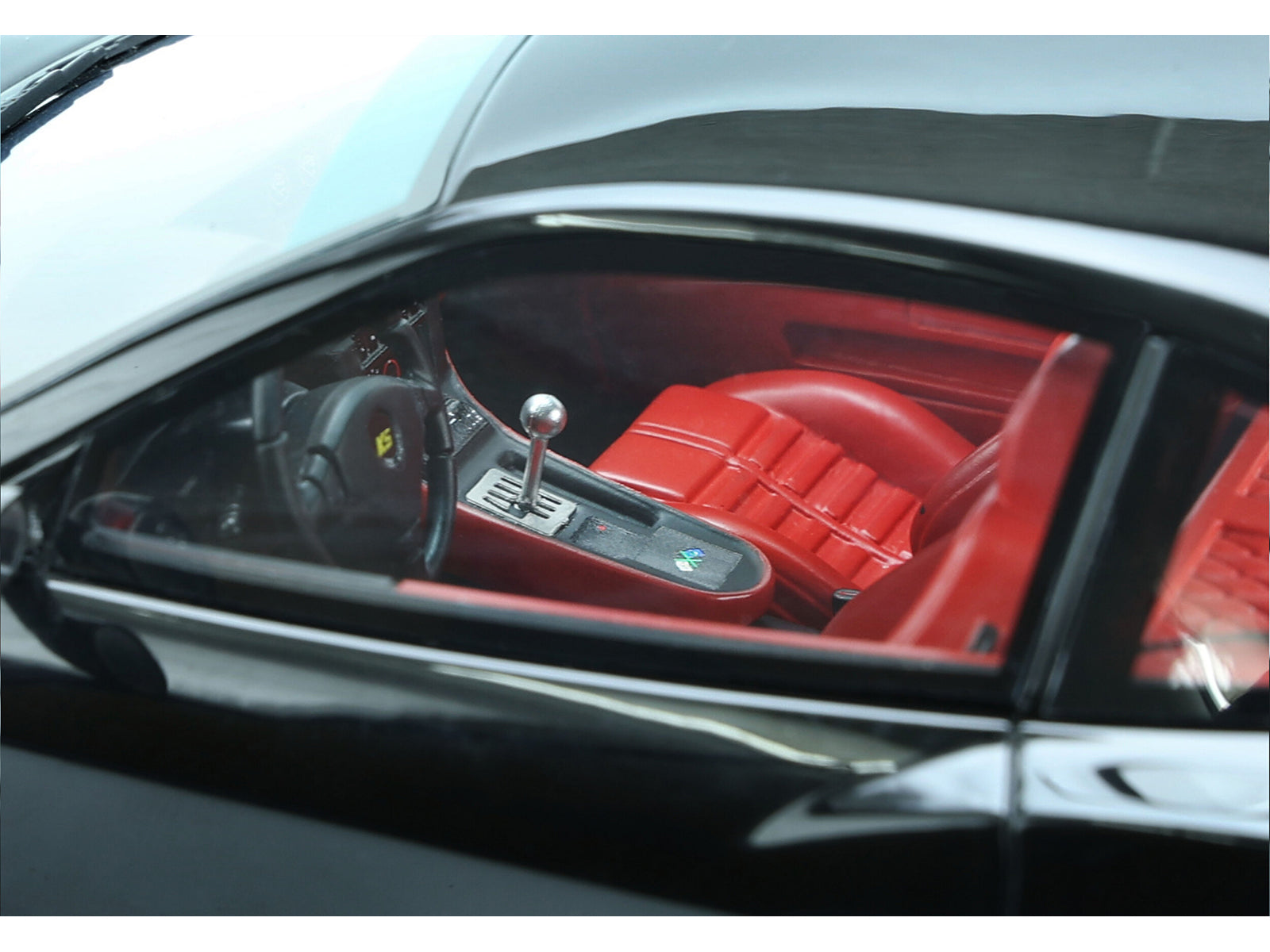 1997 Ferrari 550 "Koenig Special" Black with Red Interior 1/18 Model Car - Image 2