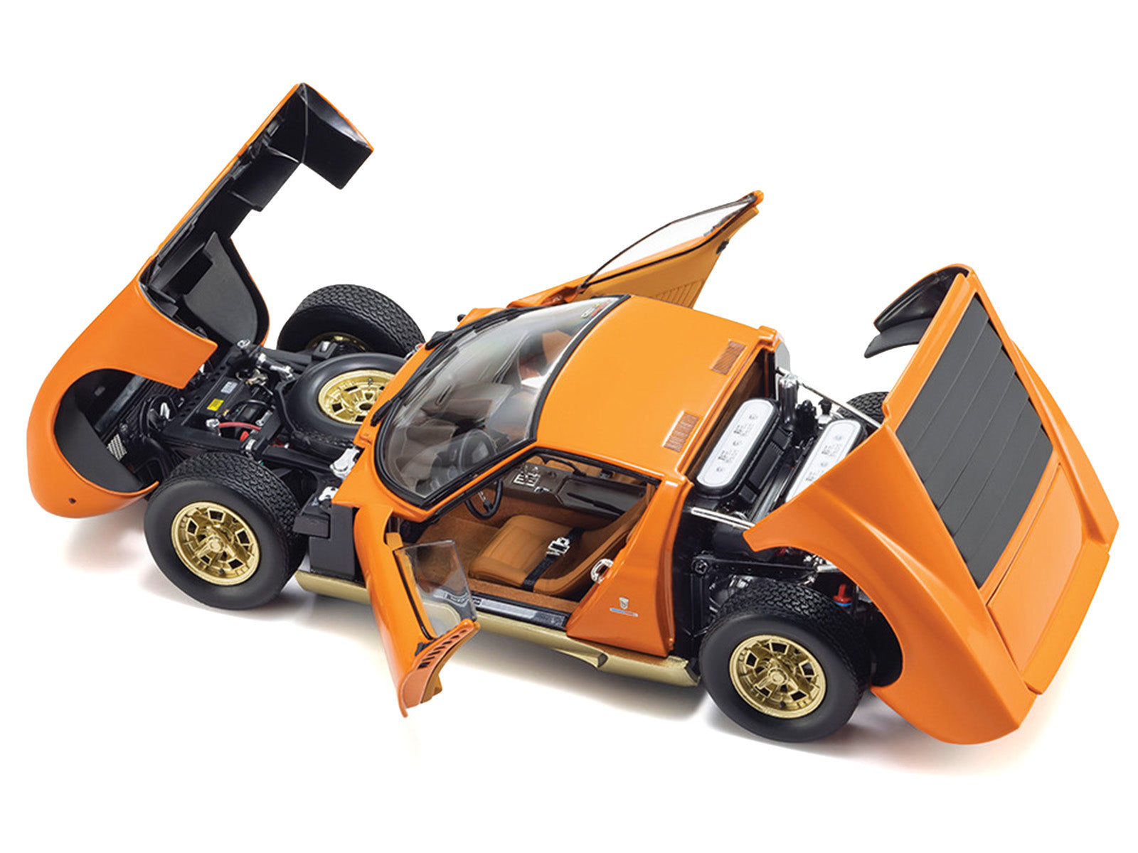 Lamborghini Miura P 400 Orange 1/18 - Image 2