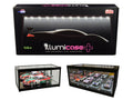 Black Collectible Display Show Case Illumicase+ with LED Lights and Mirror Base and Back for 1/64 1/43 1/32 1/24 1/18 Scale Models
