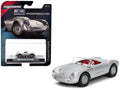 1955 Porsche 550 Spyder Silver Metallic with Red Interior 1/64