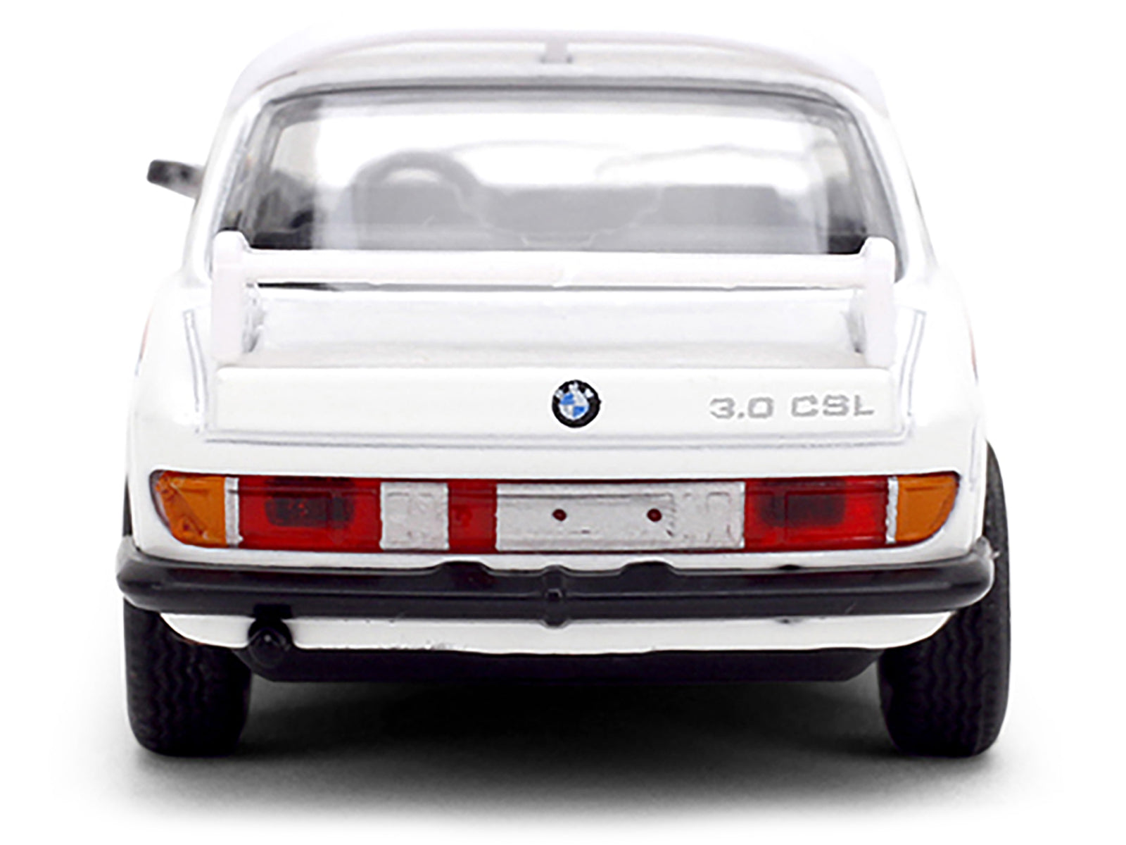 1975 BMW 3.0 CSL White with Red and Blue Stripes 1/64 - Image 5