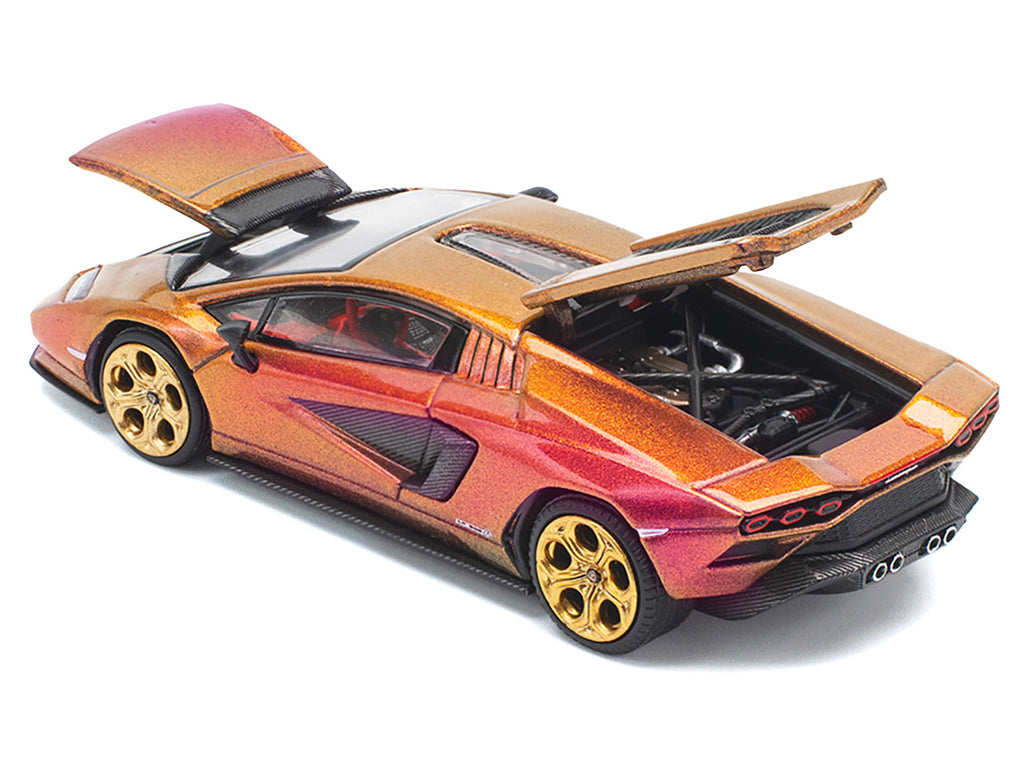 Lamborghini Countach LPI 800-4 Blu Hal Metallic 1/64 - Image 4