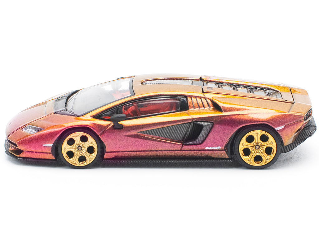 Lamborghini Countach LPI 800-4 Blu Hal Metallic 1/64 - Image 3
