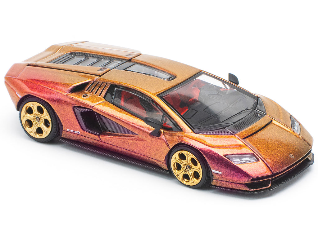 Lamborghini Countach LPI 800-4 Blu Hal Metallic 1/64 - Image 2
