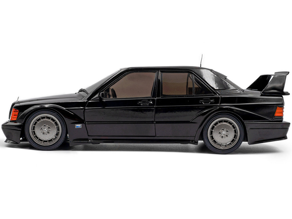 Mercedes Benz 190 Evolution II (W201) "Solido Works" Black 1/18 - Image 3