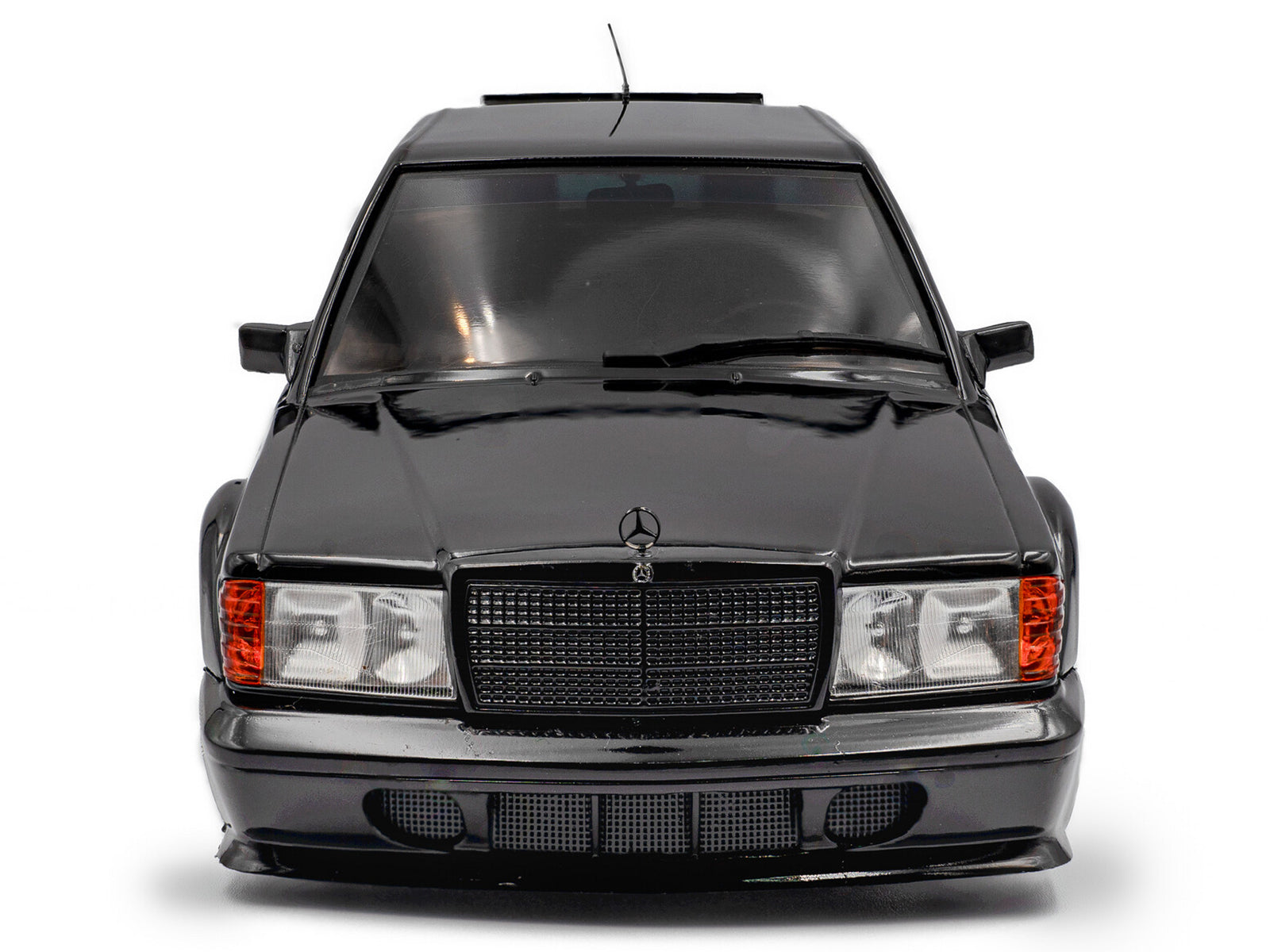 Mercedes Benz 190 Evolution II (W201) "Solido Works" Black 1/18 - Image 5