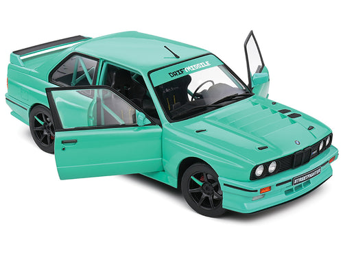 1990 BMW E30 M3 Custom "Drift Missile" Blue 1/18 - Image 2