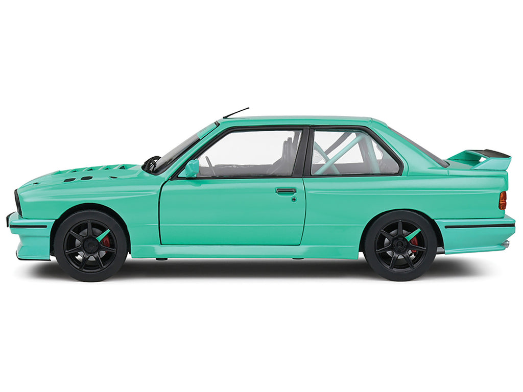 1990 BMW E30 M3 Custom "Drift Missile" Blue 1/18 - Image 3