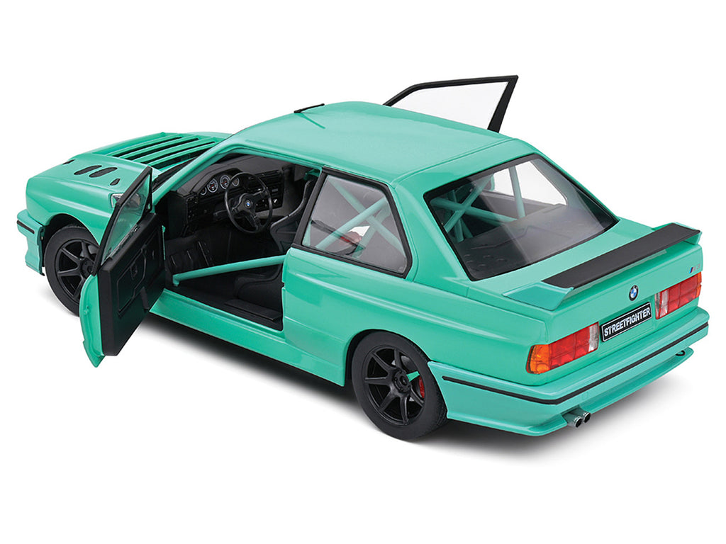 1990 BMW E30 M3 Custom "Drift Missile" Blue 1/18 - Image 5