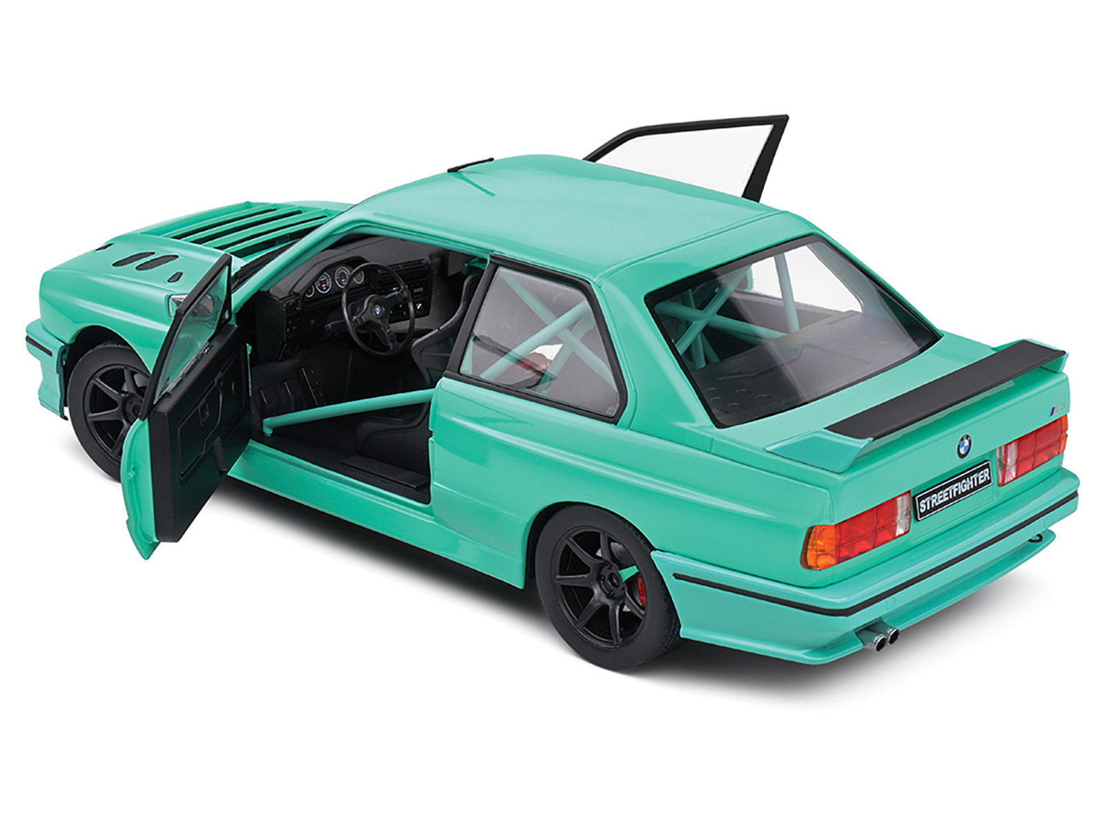 1990 BMW E30 M3 Custom "Drift Missile" Blue 1/18 - Image 5