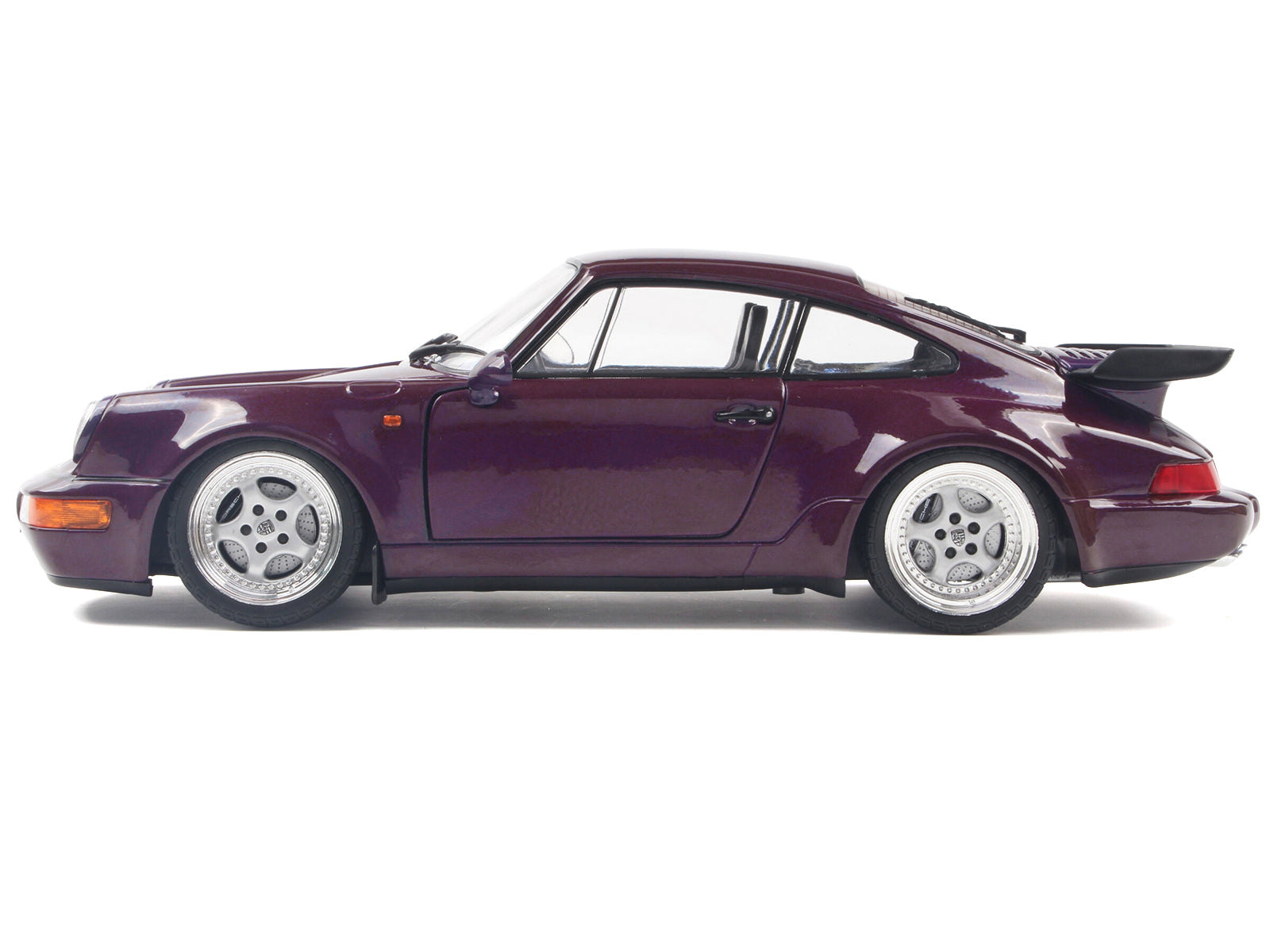 1990 Porsche 911 (964) Turbo Violet Blue Metallic 1/18 - Image 3
