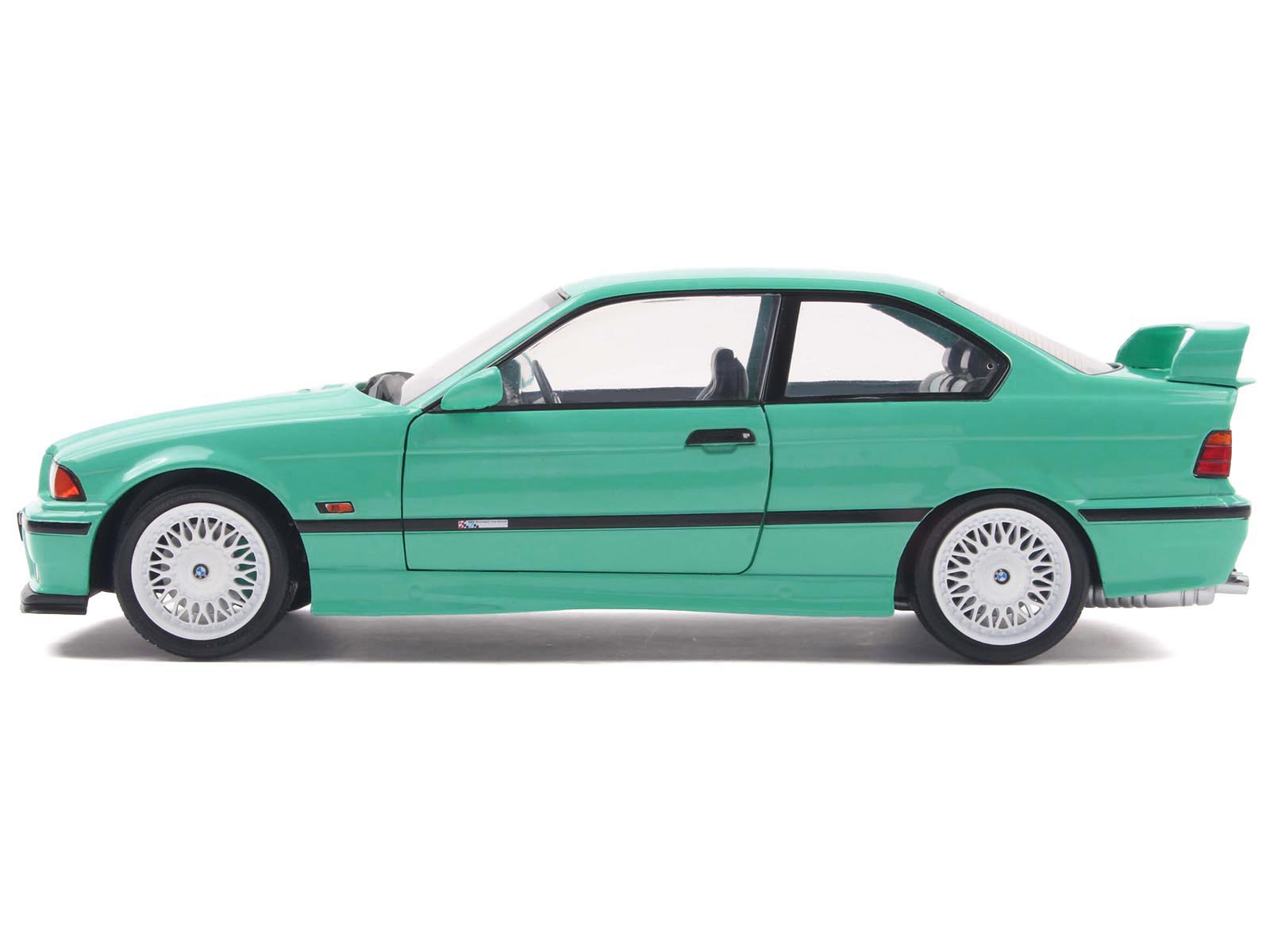1991 BMW E36 M3 "Solido Works" Mint Green with Mint Green Interior 1/18 - Image 3
