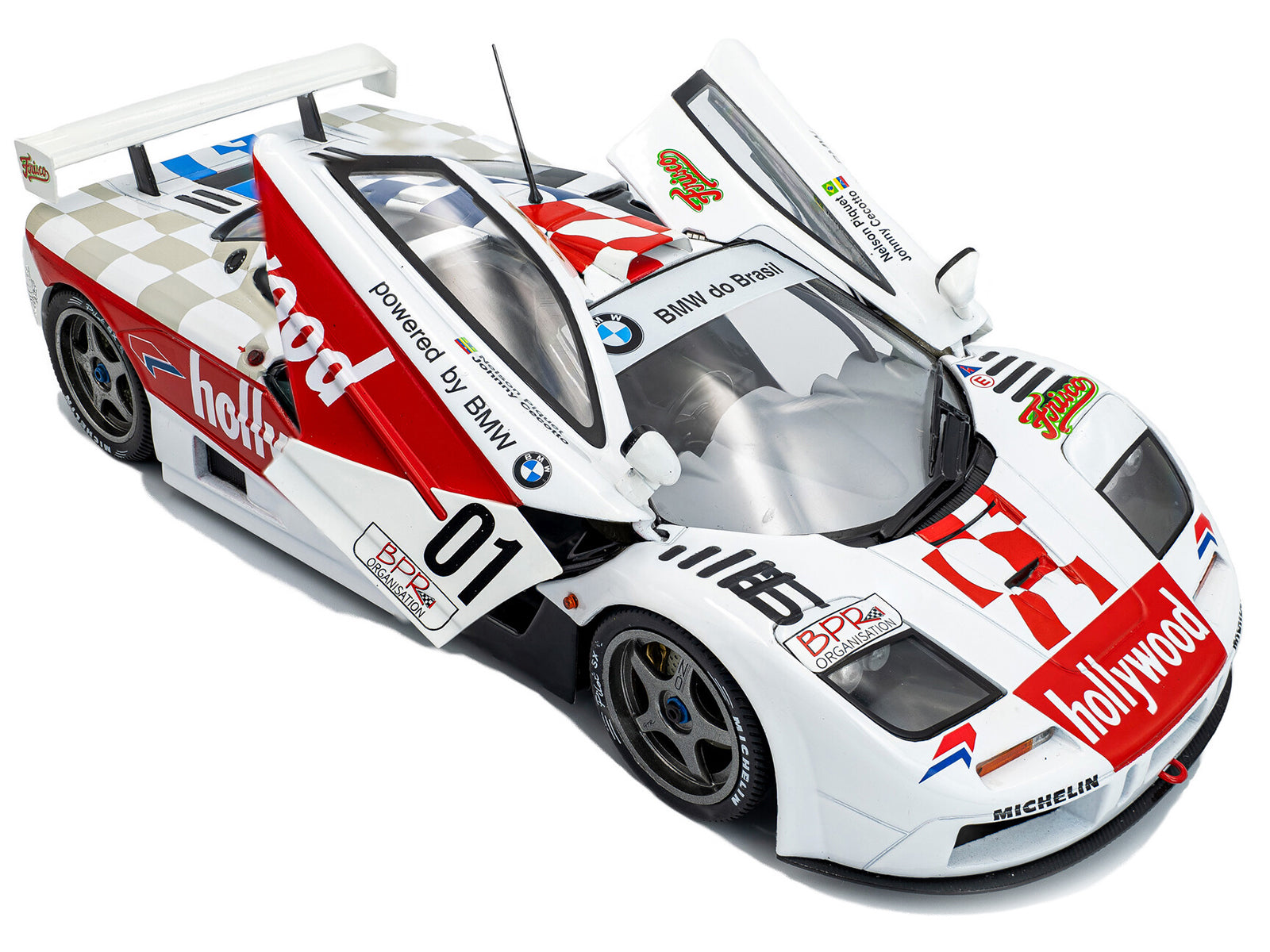 McLaren F1 GTR Short Tail #01 Nelson Piquet - Johnny Cecotto Winner "2 Hours of Brasilia" (1996) 1/18 - Image 2