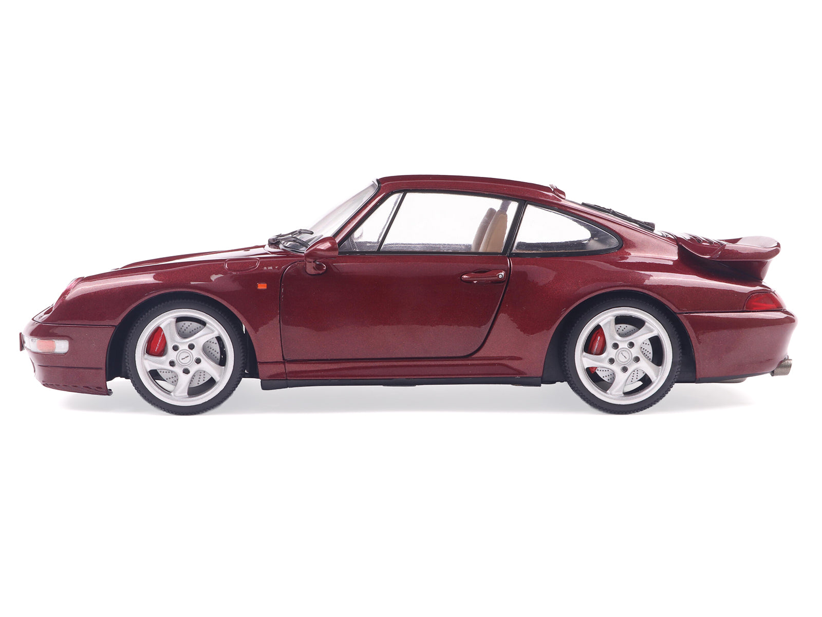 1997 Porsche 911 (993) Turbo Arena Red Metallic 1/18 - Image 2