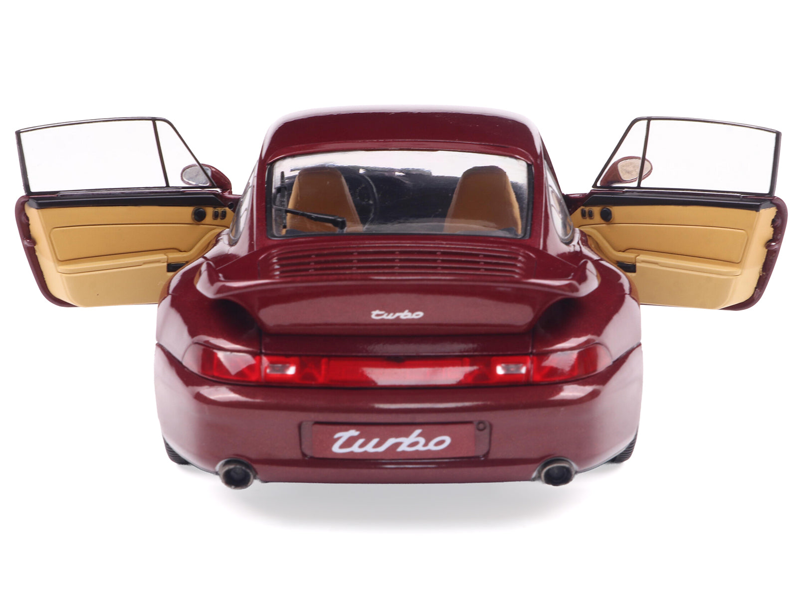 1997 Porsche 911 (993) Turbo Arena Red Metallic 1/18 - Image 3