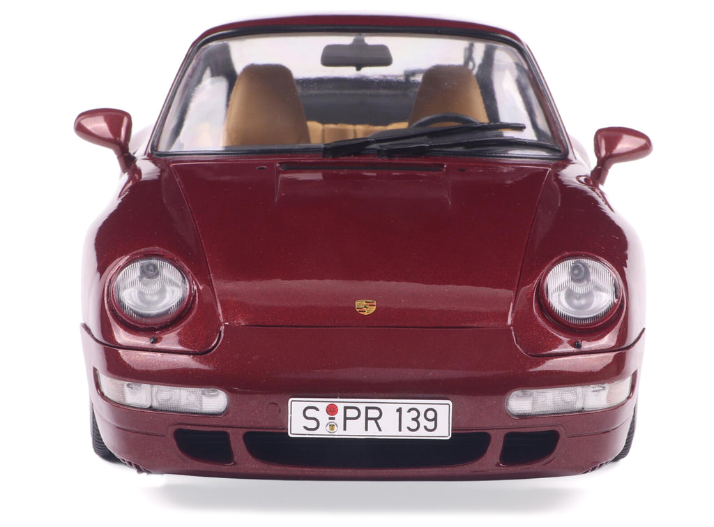 1997 Porsche 911 (993) Turbo Arena Red Metallic 1/18 - Image 4